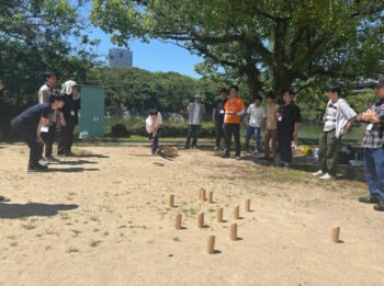 企業のモルック大会の運営をしました